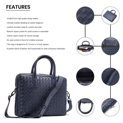 シカゴ・ブレイデッド・ラップトップバッグ