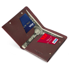 縫い目のないレザーカードホルダー