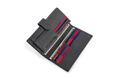 ラグジュアリー・ソフト・カウハイド・レザー・ロングウォレット