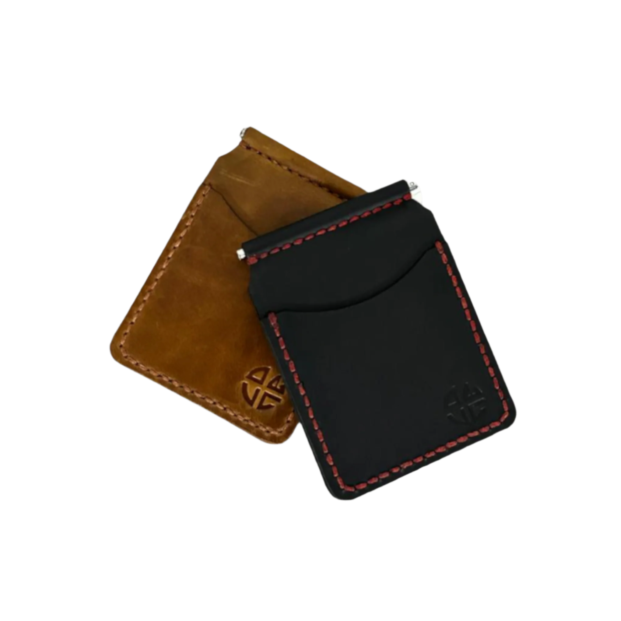 Hand stitch money clip