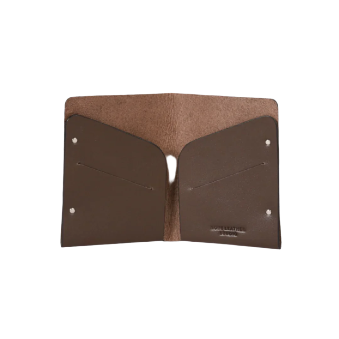 縫い目のないレザーカードホルダー