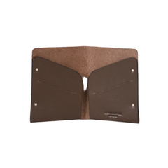 縫い目のないレザーカードホルダー